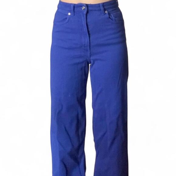 Bright Blue Statement Jeans - Picture 3 of 8